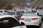ترافیک در محورهای منتهی به مازندران سنگین است