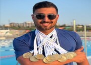 یکی از کارکنان آب و فاضلاب مشهد ۱۰ مدال طلای مسابقات جهانی کارگری را کسب کرد
